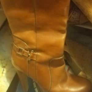 Beitiful sexy knee leather boots